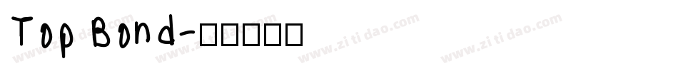 Top Bond字体转换